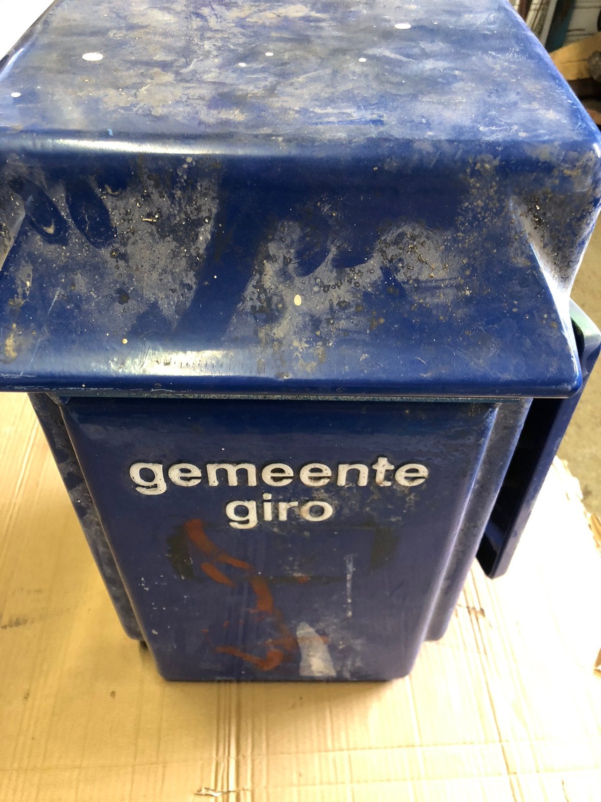 Brievenbus vintage Gemeente Giro, Antiek en Kunst, Antiek | Overige Antiek, Ophalen of Verzenden