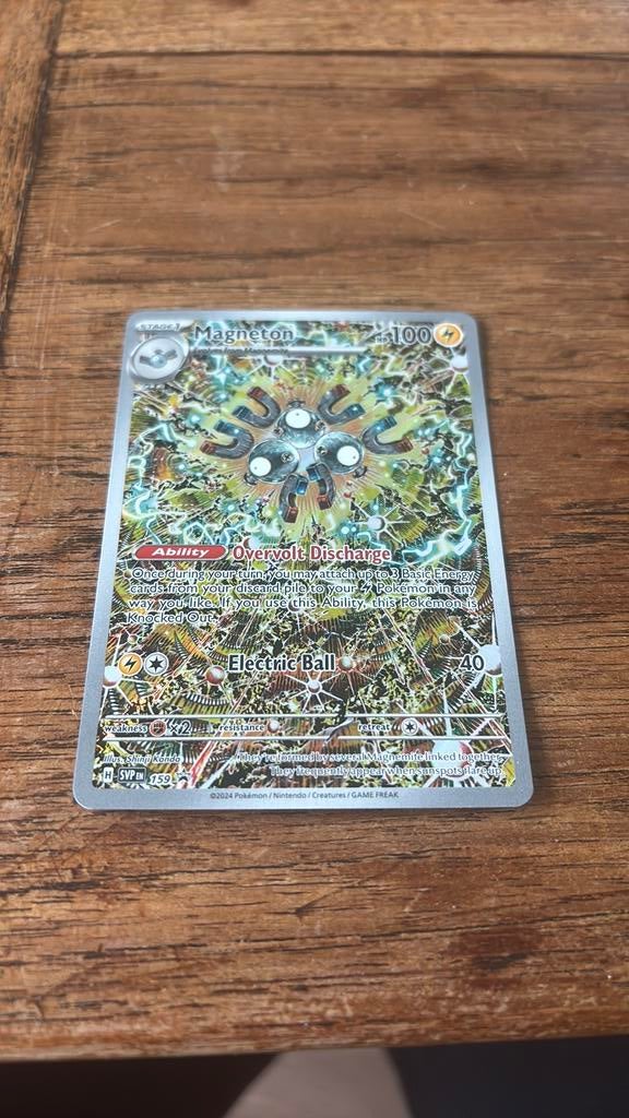 Pokemon magneton nieuw, Ophalen of Verzenden, Zo goed als nieuw