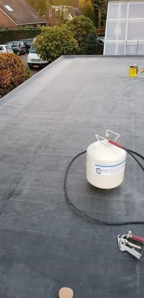 Firestone Dakfolie 1.14 mm, fr label € 11,75m2, Steen of Klei, Zwart, Overige typen, Nieuw