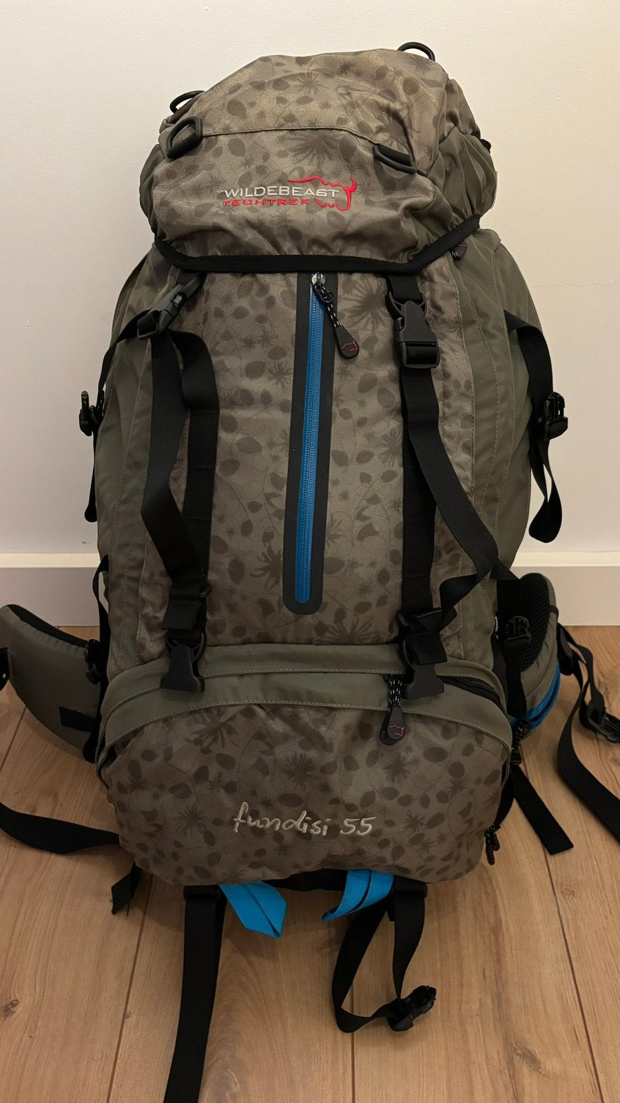 Wandel of trekking rugzak 55 liter met regenhoes, Ophalen of Verzenden, Zo goed als nieuw, Rugzak