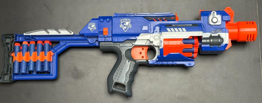 NERF + X-Shot set | 3 blasters + 90 darts – direct speelbaar, Ophalen of Verzenden, Zo goed als nieuw