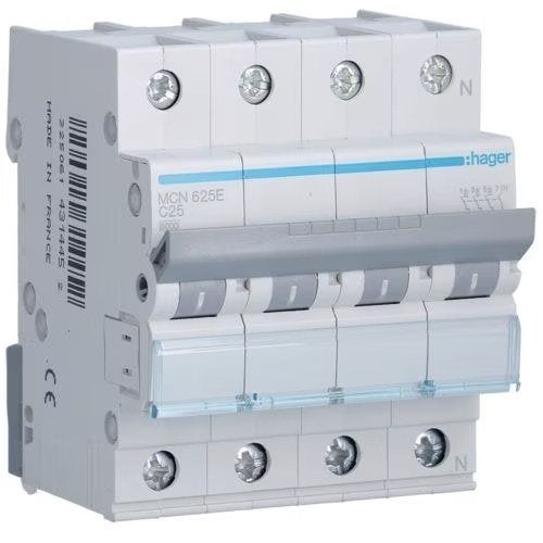 Automaat C25A 3P+N 6kA, Verzenden, Nieuw
