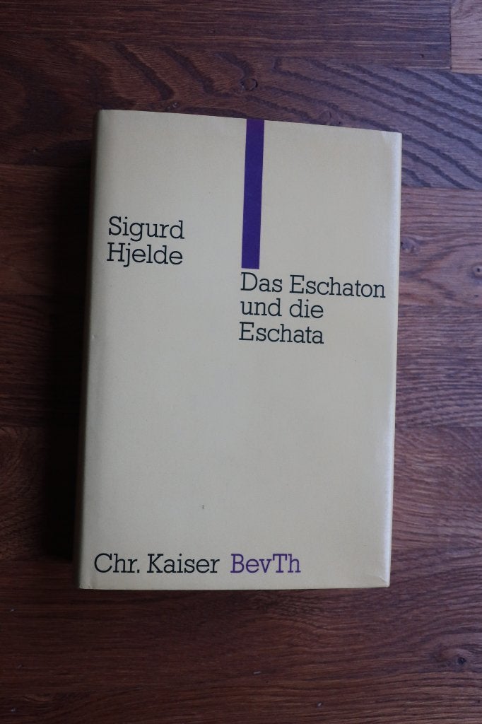 Das Eschaton und die Eschata. Sigurd Hjelde, Ophalen of Verzenden, Gelezen, Christendom | Katholiek