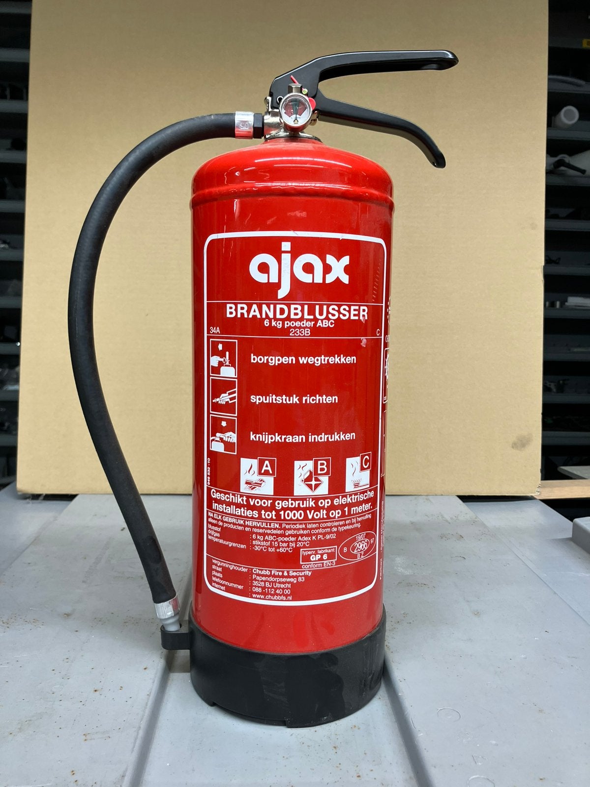 Ajax brandblusser, Ophalen, Nieuw, Brandblusser