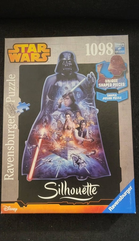Star Wars Silhouette Puzzel, Ophalen of Verzenden, 500 t/m 1500 stukjes, Zo goed als nieuw, Legpuzzel