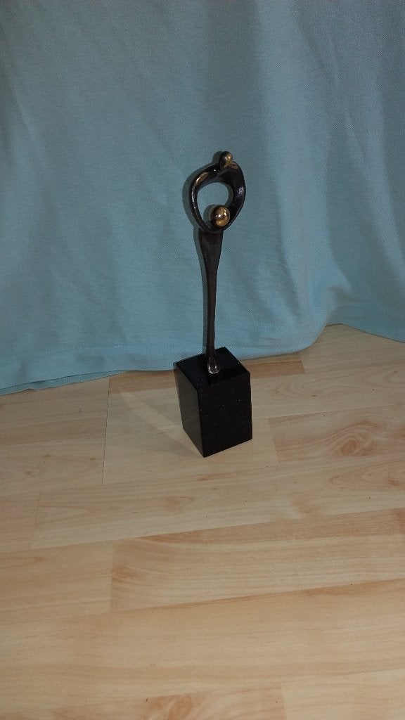 Bronzen Beeldje kunst 28cm uit museum, Ophalen of Verzenden