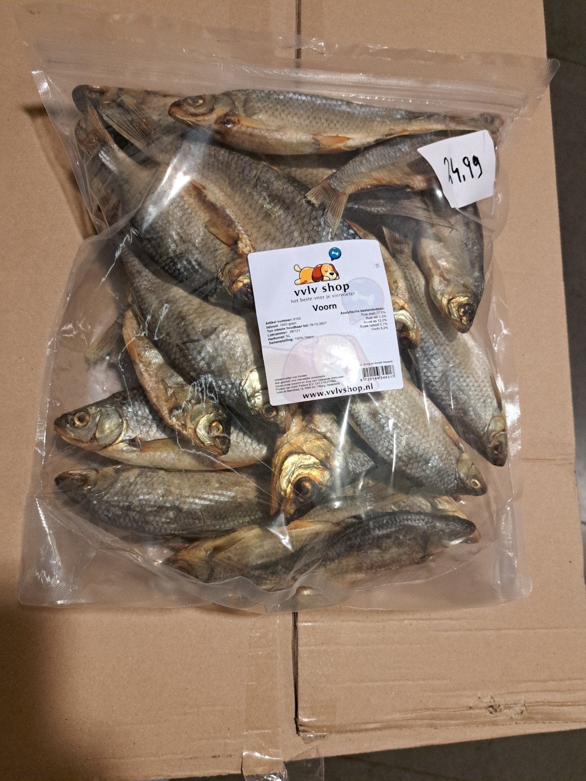 Voorn 1 kg, Dieren en Toebehoren, Ophalen of Verzenden, Hond