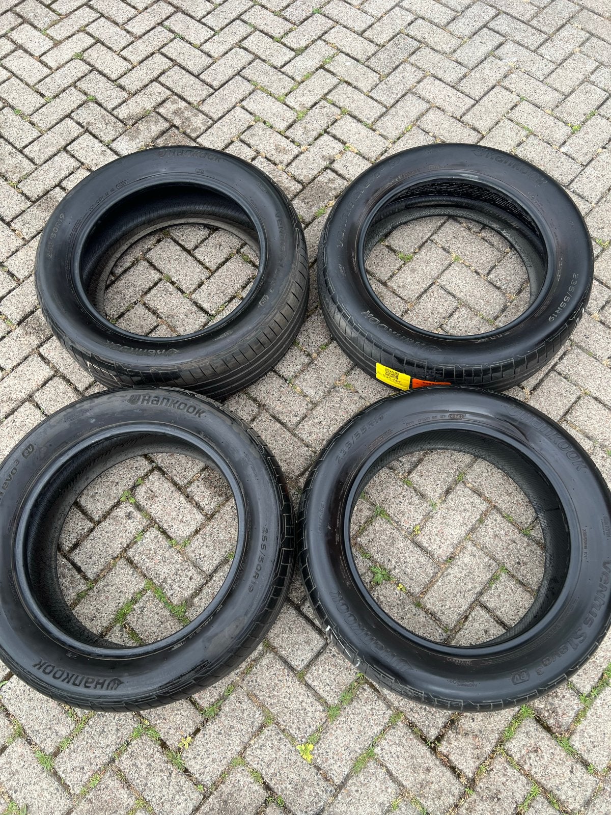 235/55/19 & 255/50/19 Hankook Ventus S1 evo3 EV zomerbanden, Auto-onderdelen, Banden en Velgen, 19 inch, Gebruikt, Ophalen of Verzenden