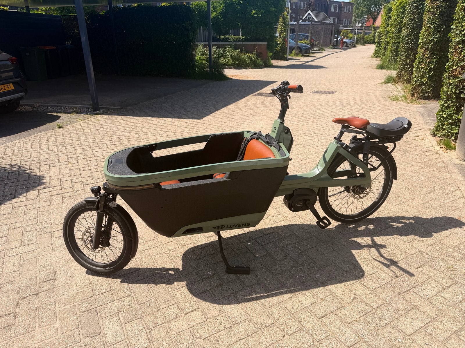 Topmodel Lovens Explorer S85 automatiq 800Wh - Moss Green, Gebruikt, 3 kinderen, Elektrisch, Schijfrem