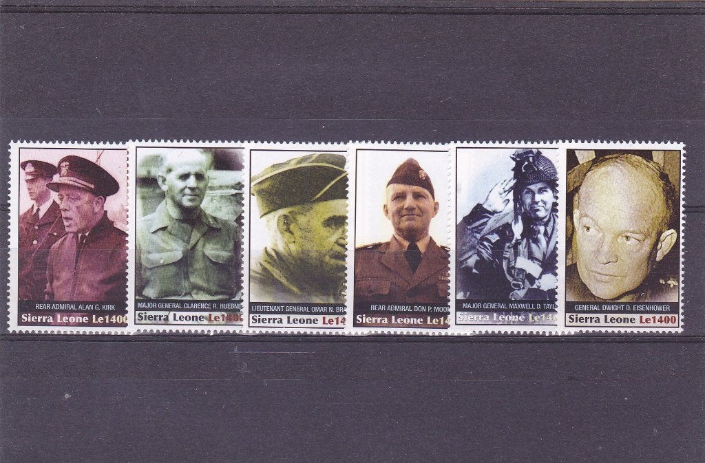 2e Wereldoorlog D-Day Sierra Leone (S809), Verzenden, Postfris, Overige thema's