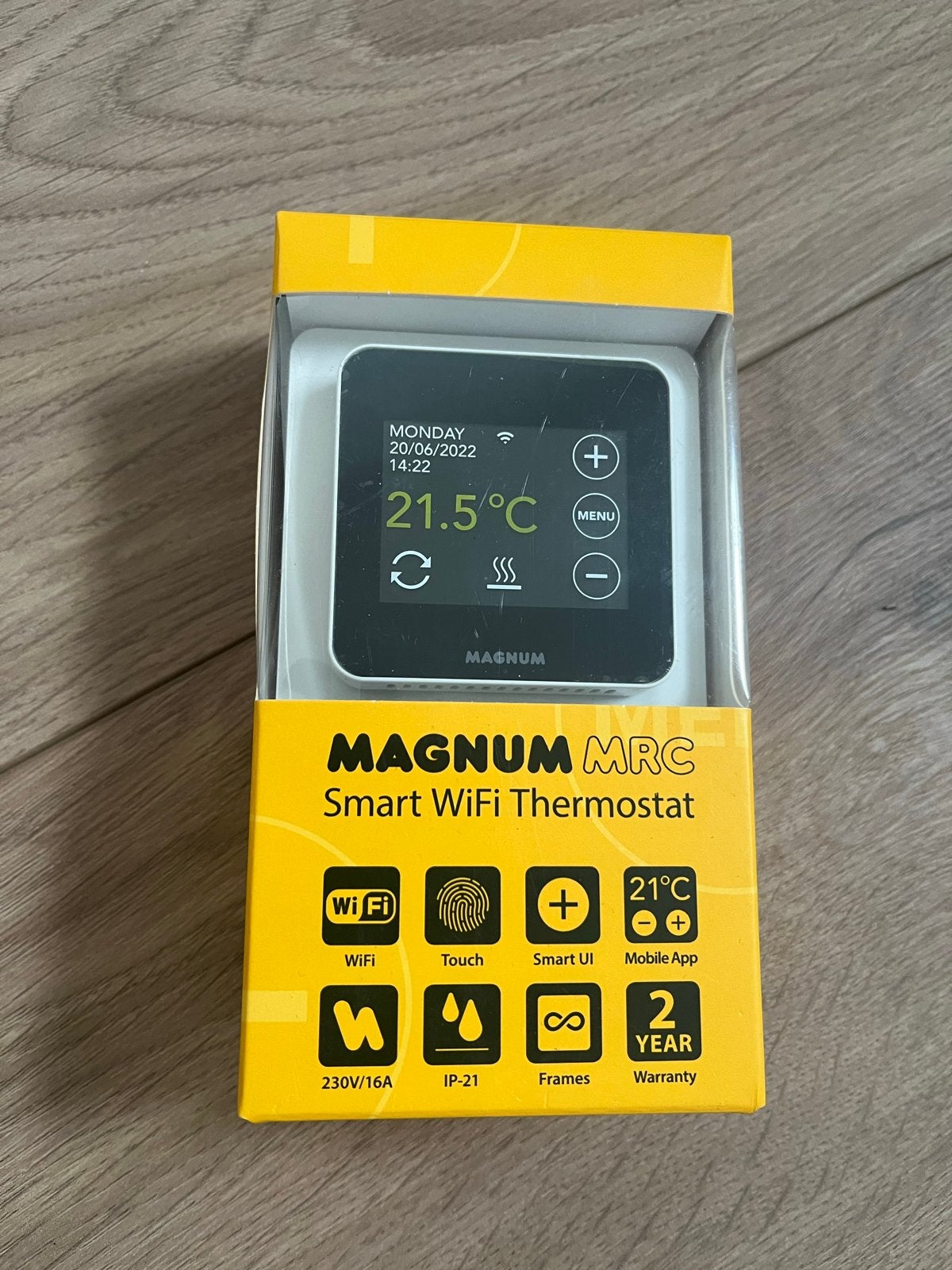 Magnum MRC Smart WiFi Thermostaat - Nieuw in doos, Ophalen of Verzenden, Slimme thermostaat, Nieuw