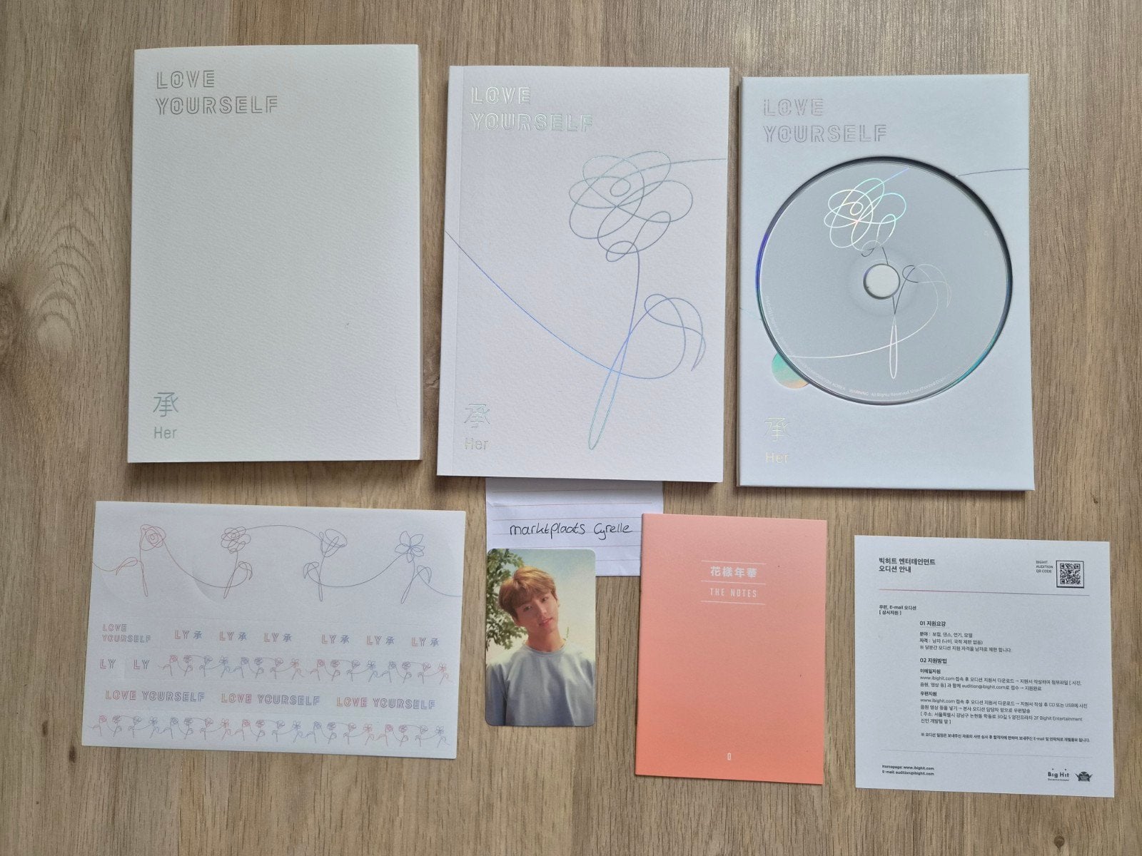BTS Love Yourself Her - versie O (met Photocard Jungkook), Ophalen of Verzenden, Zo goed als nieuw, Album, Inclusief boekje