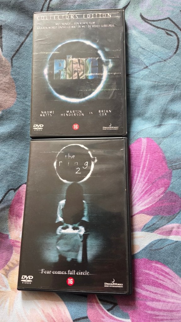 The Ring Deel 1 + 2📀In Mooie Staat📀, Ophalen, Vanaf 16 jaar, Nederlands, Bovennatuurlijk