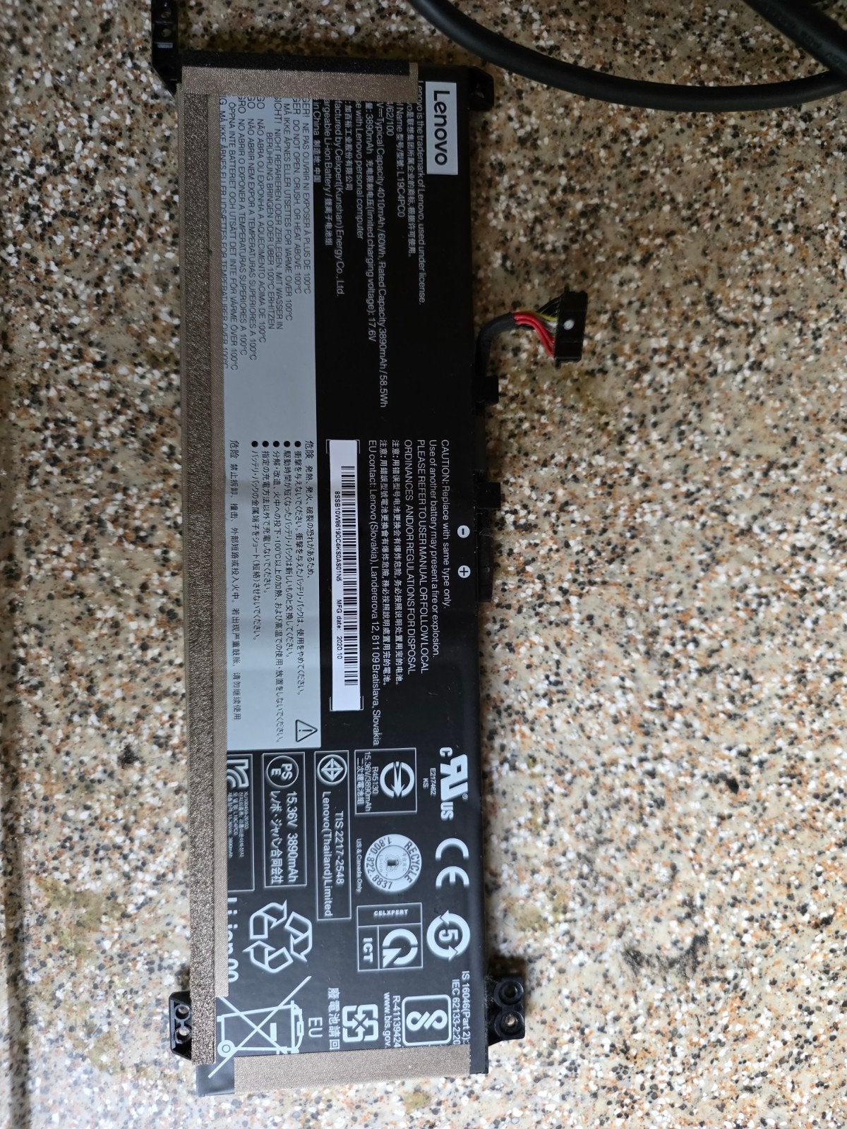 Lenovo Legion 5 Laptop Batterij Accu - Origineel, Computers en Software, Accu's en Batterijen, Ophalen of Verzenden, Gebruikt