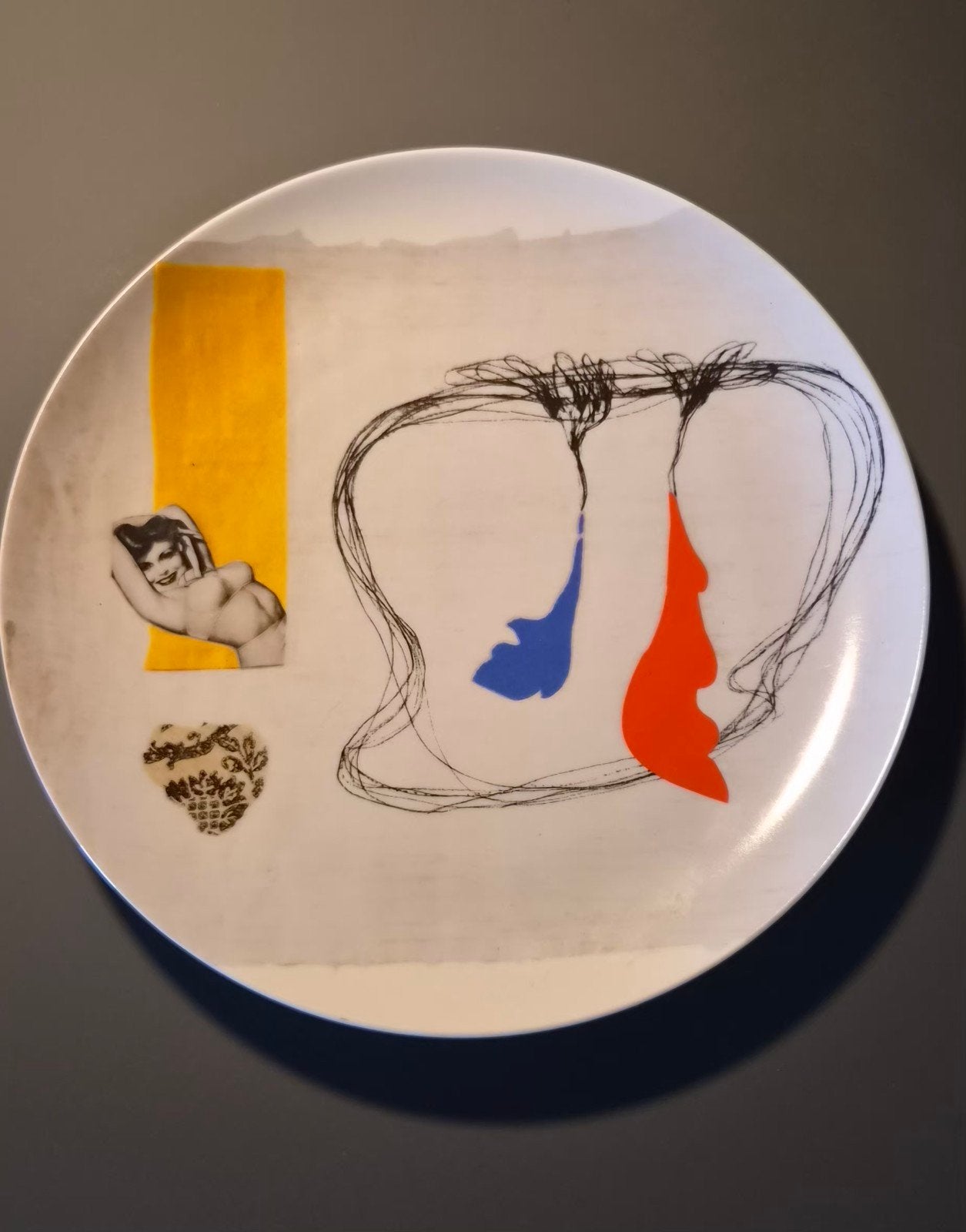 Bord "proeven van kunst", Ophalen of Verzenden