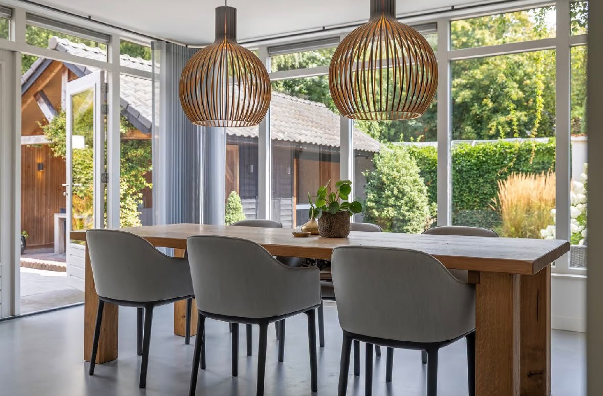 2x Secto Octo 4220 zwart hanglamp, Zwart, Ophalen, Zo goed als nieuw