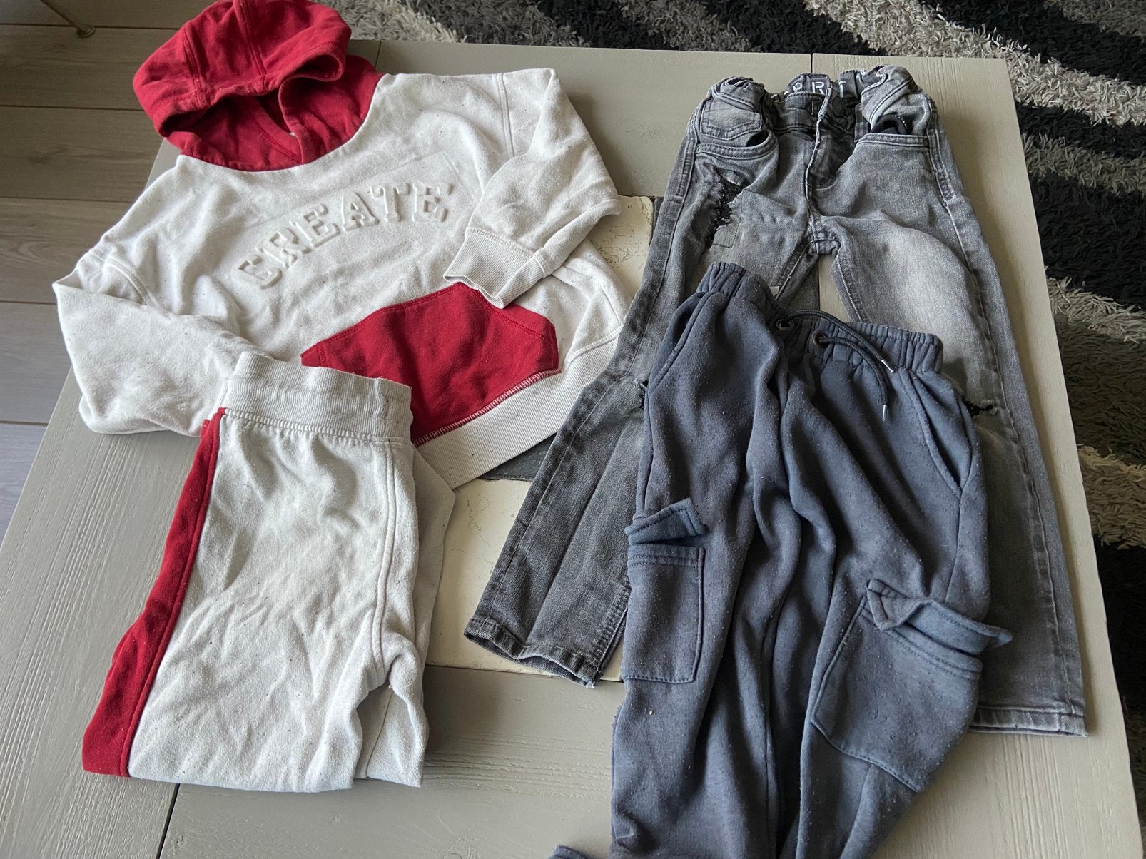 4-Delig pakketje kleding mt 110/116 voor 50 cent !!!, Ophalen of Verzenden, Gebruikt, Maat 110