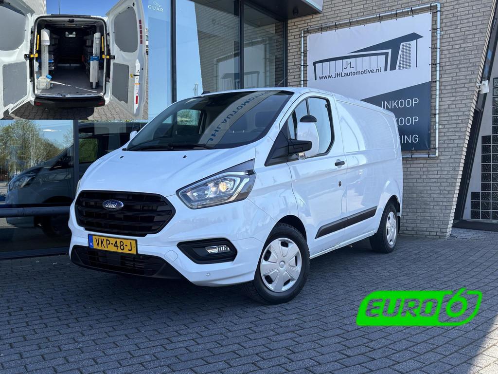 Ford Transit Custom 2.0 TDCI L1H1*AUTOM.*CRUISE*CAM*INRICHTI, Auto's, LED verlichting, 4 cilinders, Wit, Origineel Nederlands