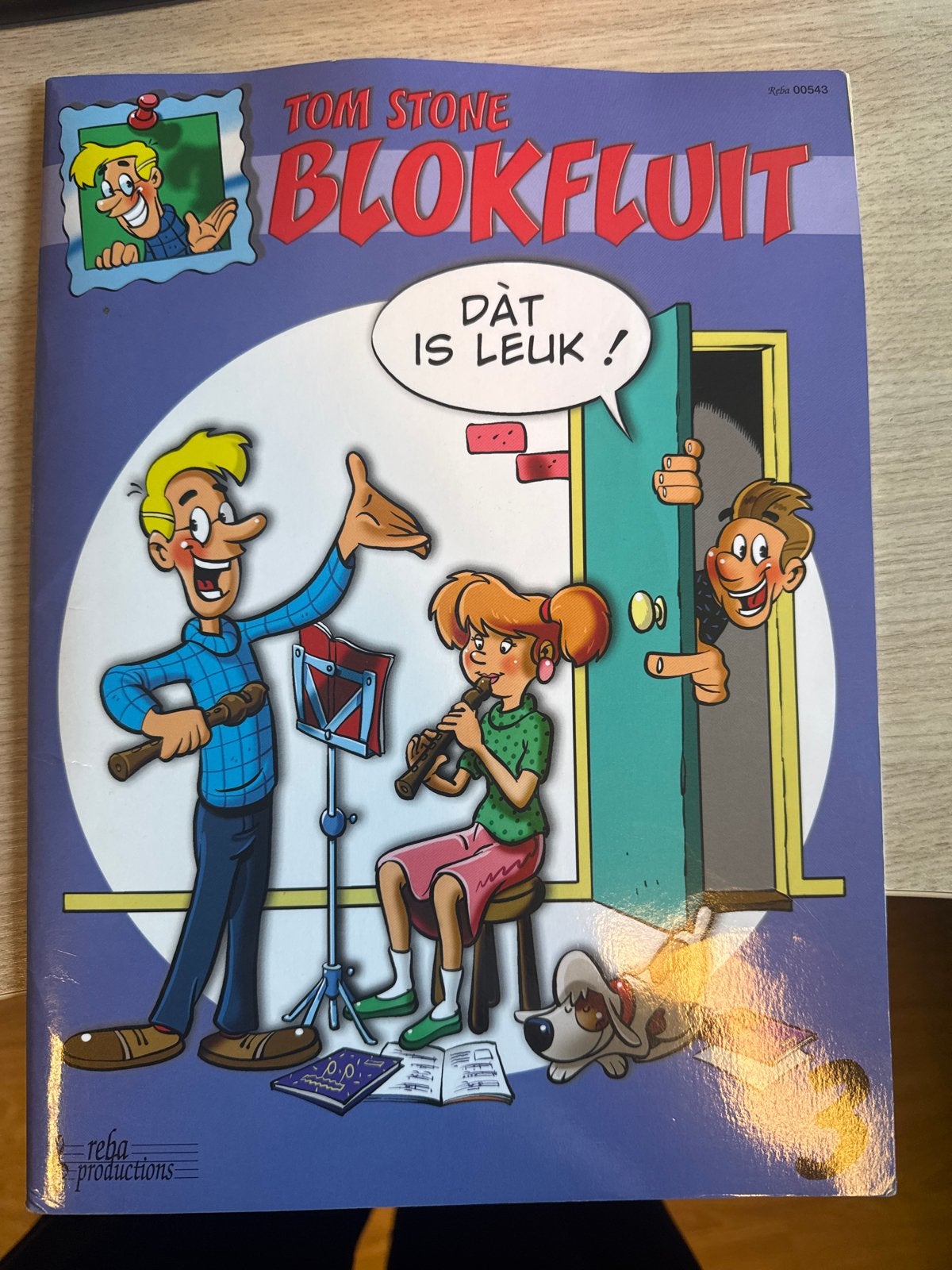 Tom Stone Blokfluit: Dat is leuk! - Muziekboek, Boeken, Ophalen of Verzenden, Zo goed als nieuw, Non-fictie