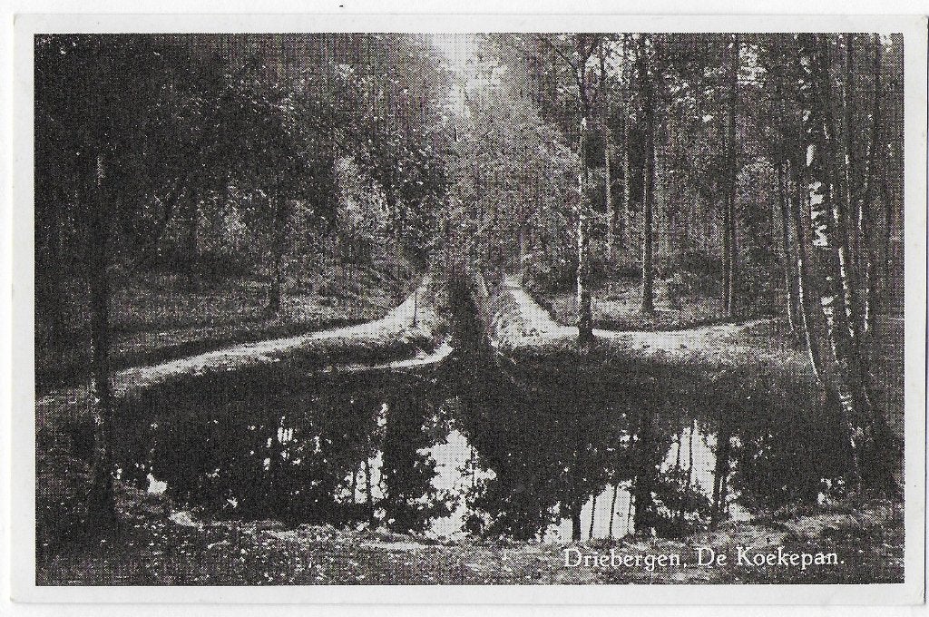 Driebergen De Koekepan Oude Gelopen Ansichtkaart (B3434 ), Ophalen of Verzenden, 1960 tot 1980, Gelopen, Utrecht
