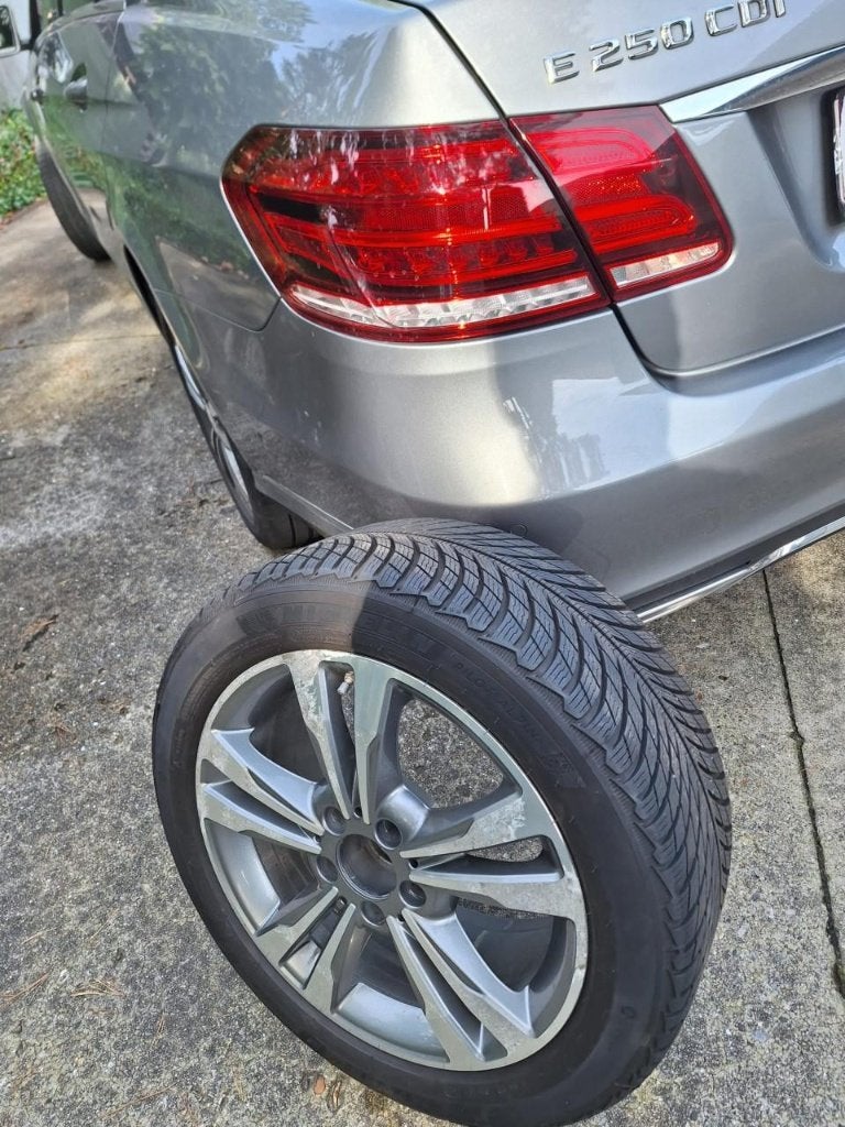 4 schitterende Mercedes velgen winterbanden zgan 5 x 112, Auto-onderdelen, Ophalen, Banden en Velgen, 17 inch, Winterbanden