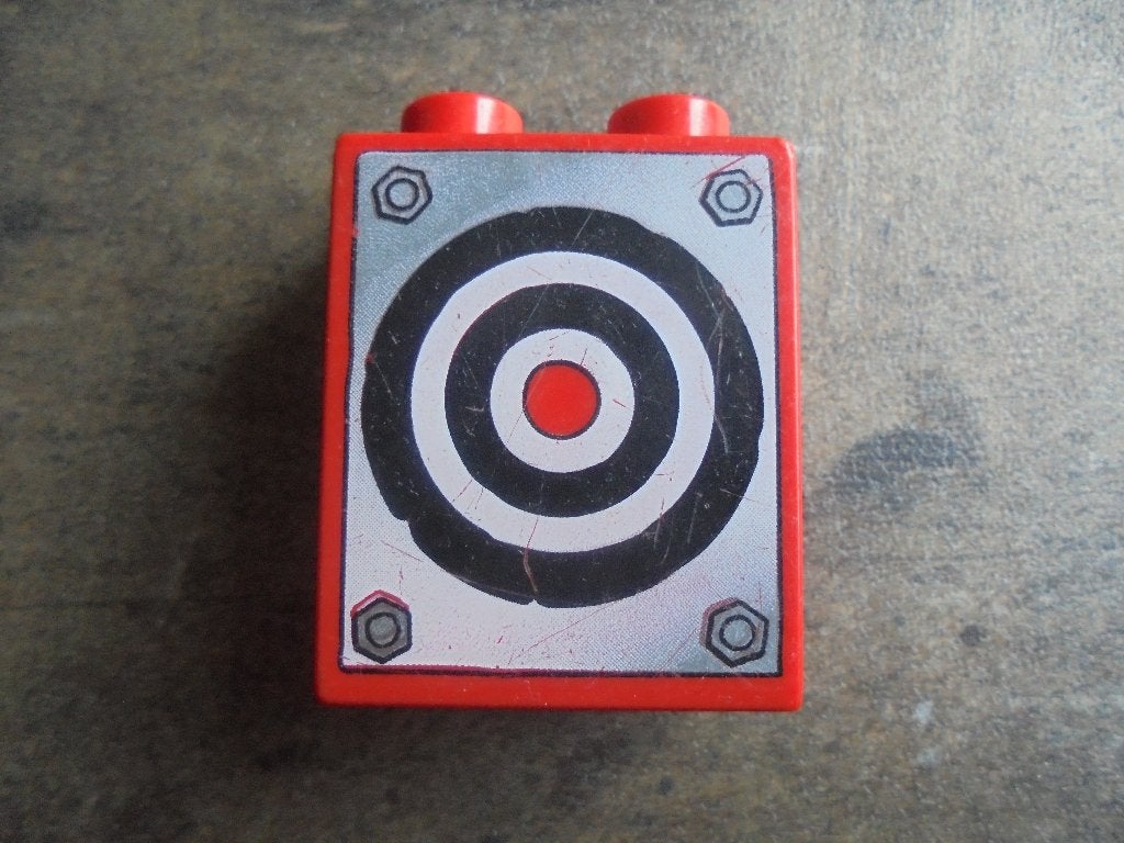 Lego Duplo Brick 1x2x2 (zie foto's), Ophalen of Verzenden, Gebruikt, Losse stenen, Duplo