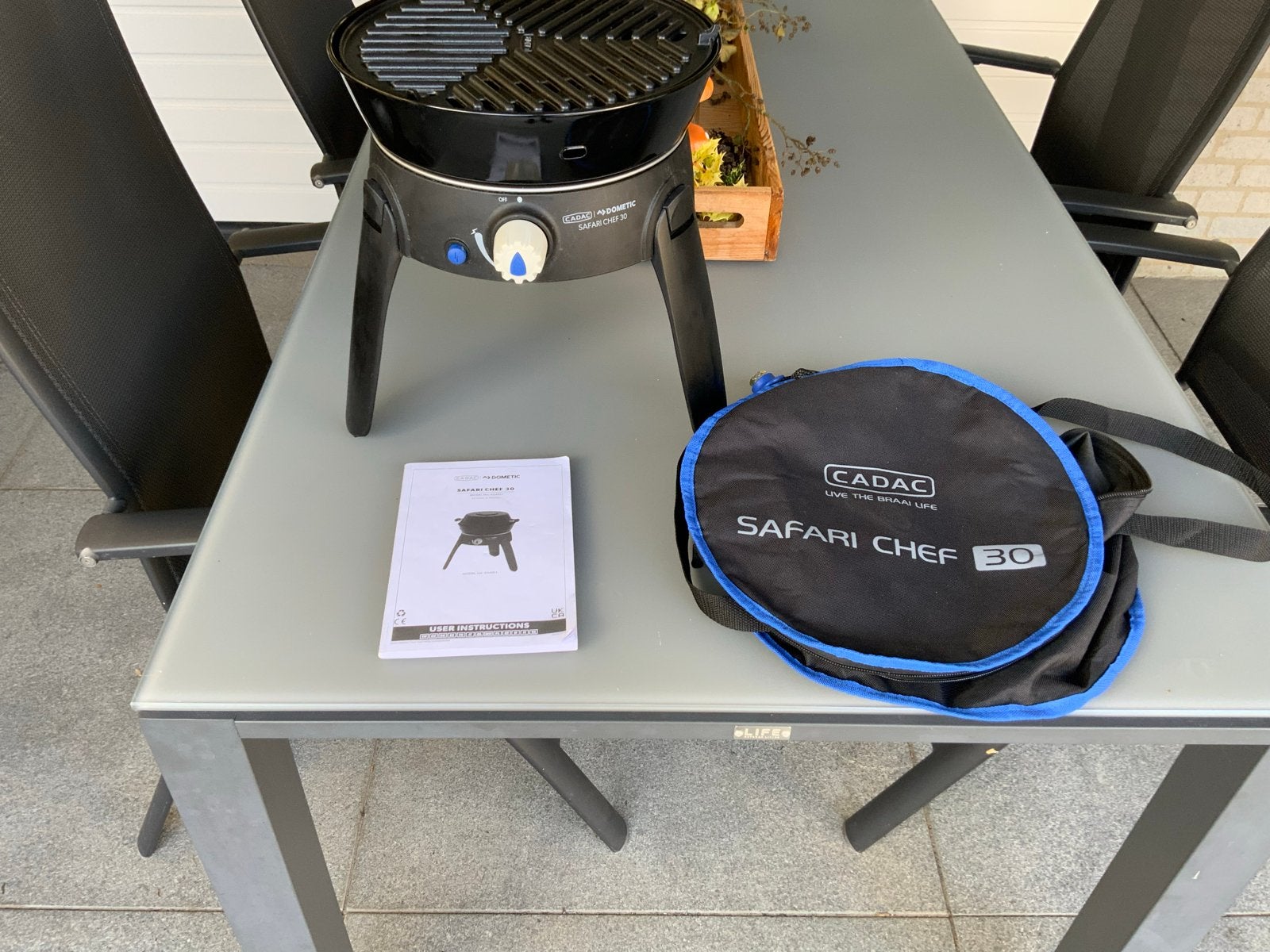 Cadac Safari Chef 30 Compact Gasbarbecue - Zo goed als nieuw, Ophalen of Verzenden, Gebruikt