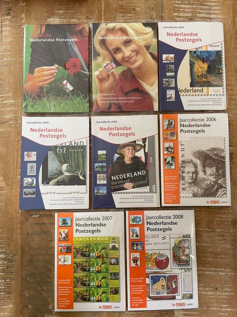 Jaarcollecties 2001 t/m 2010 NOM €515,04 NU:€237,00 Postfris, Postzegels en Munten, Postzegels | Nederland, Ophalen of Verzenden