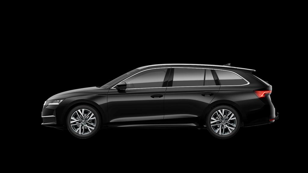 Skoda Octavia Combi 1.5 TSI 150pk MHEV Business Edition Plus, Auto's, Skoda, Stof, 1498 cc, 4 cilinders, Zwart