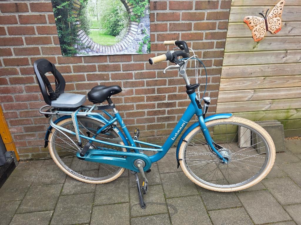 Batavus Mambo de Luxe Frame maat 48 met yepp achter zitje, Fietsen en Brommers, Fietsen | Dames | Moederfietsen, Zo goed als nieuw