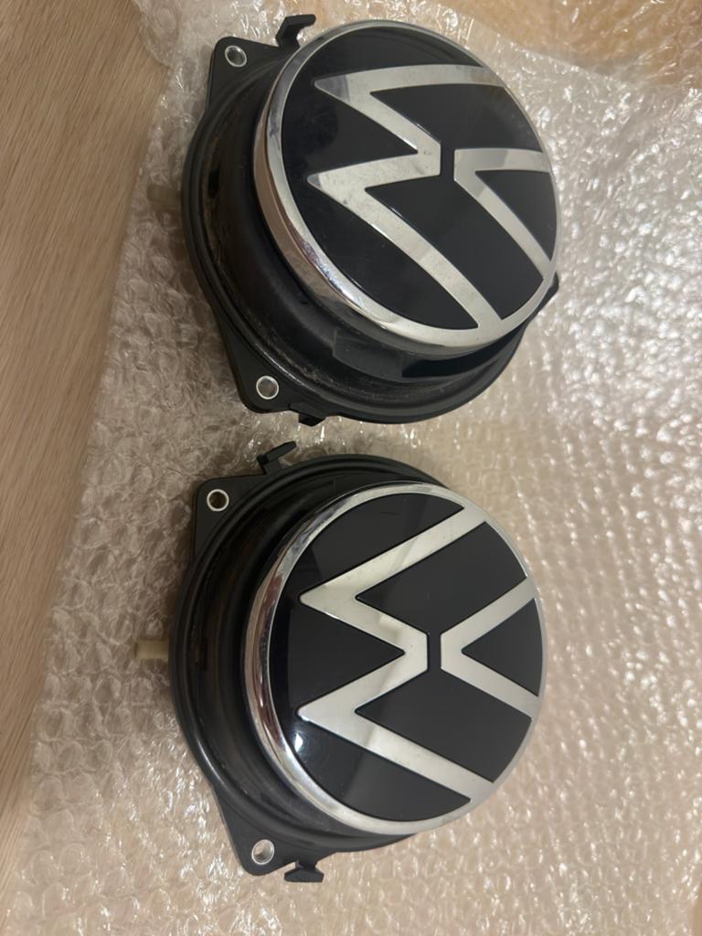 Volkswagen Logo Embleem Motorkap/Kofferbak, Ophalen of Verzenden, Gebruikt, Volkswagen