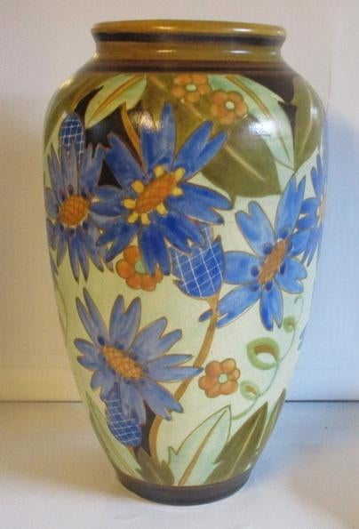grote Boch Keramis vaas bloemen matte glazuur Catteau, Antiek en Kunst, Antiek | Keramiek en Aardewerk, Verzenden