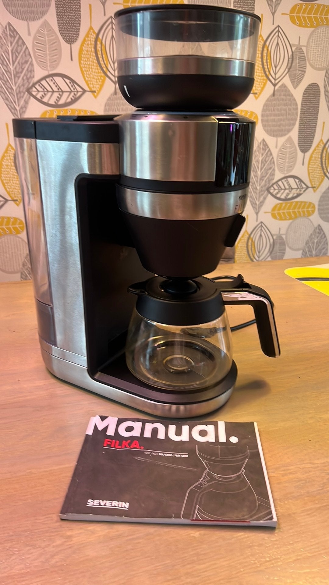 Severin filka koffie bonen machine, Ophalen, Zo goed als nieuw, Koffiemachine