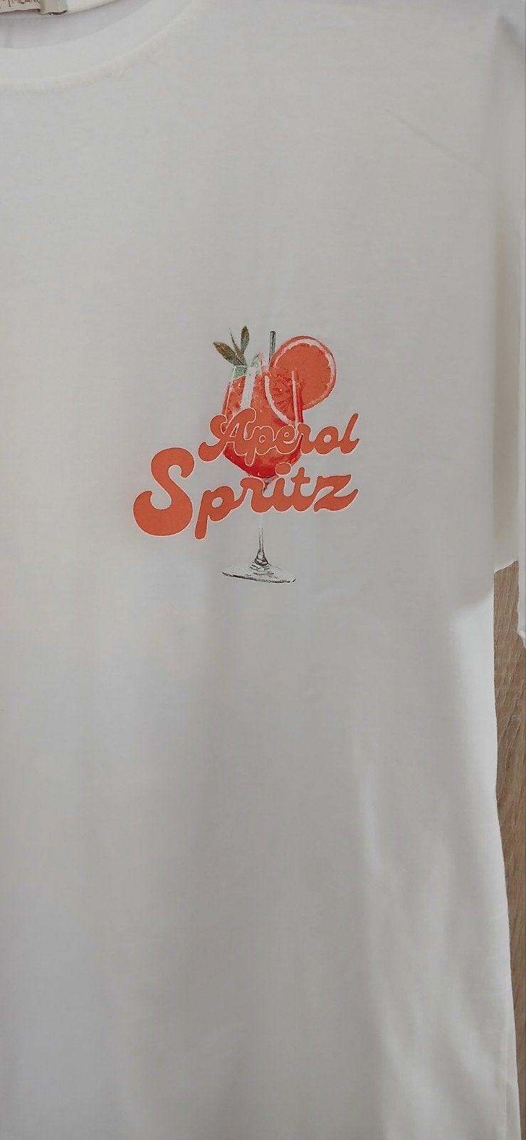 nieuw wit shirt aperol spritz een maat, Ophalen of Verzenden, Nieuw, Wit