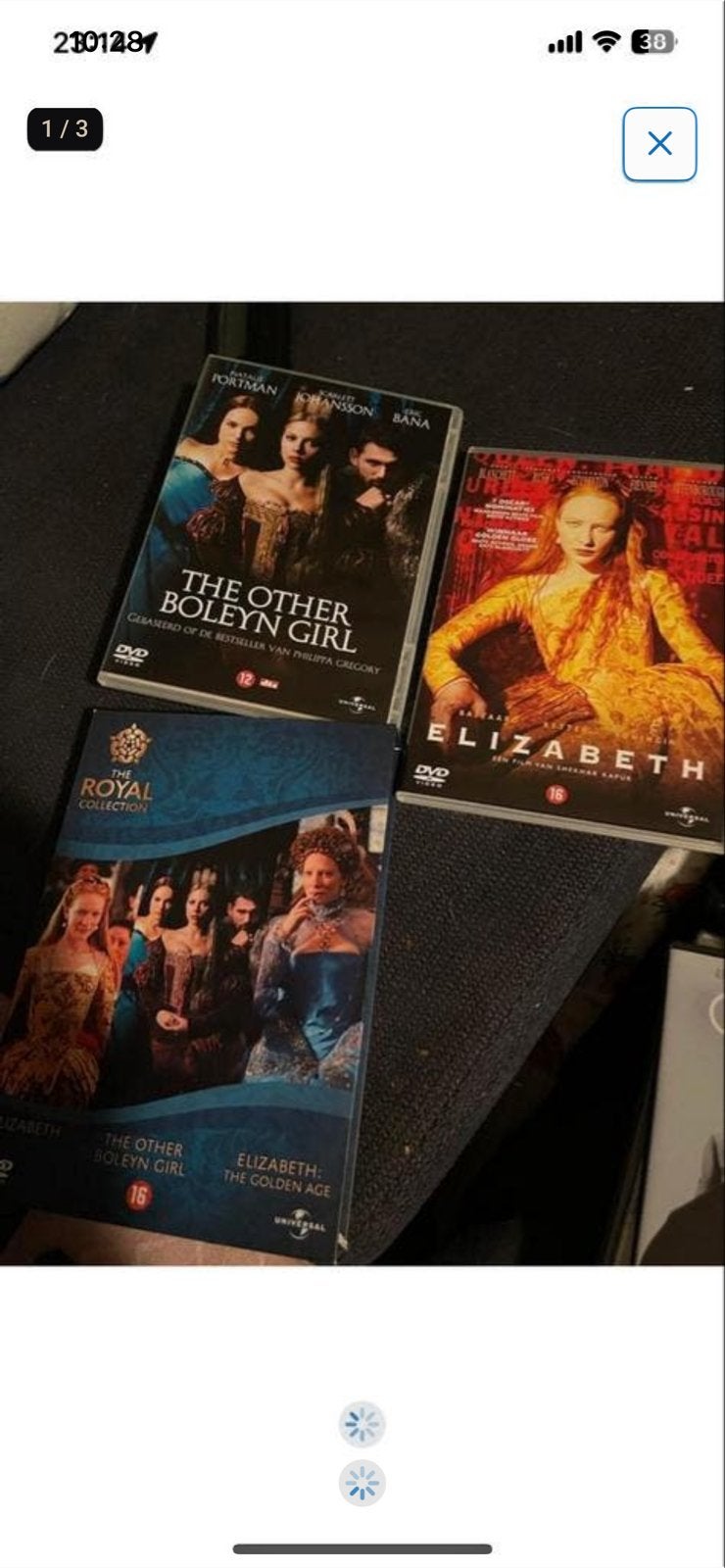 The Royal Collection: Elizabeth & The Other Boleyn Girl DVD, Vanaf 16 jaar, Historisch of Kostuumdrama, Nederlands, Ophalen of Verzenden