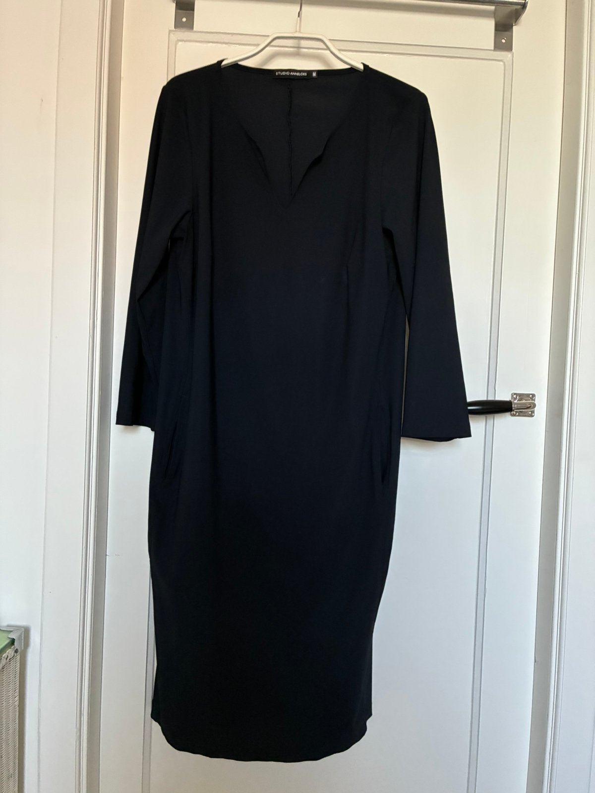 Studio anneloes simplicity dress, maat M, donkerblauw, Maat 38/40 (M), Blauw, Ophalen of Verzenden, Zo goed als nieuw