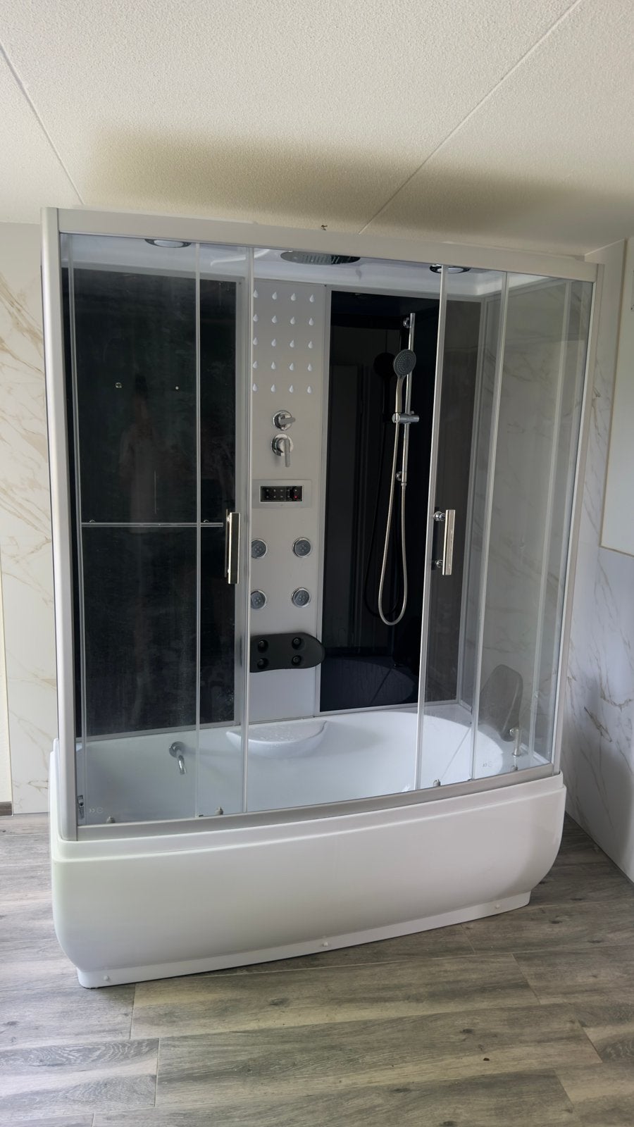 Luxe Stoomdouche cabine, Ophalen, Zo goed als nieuw