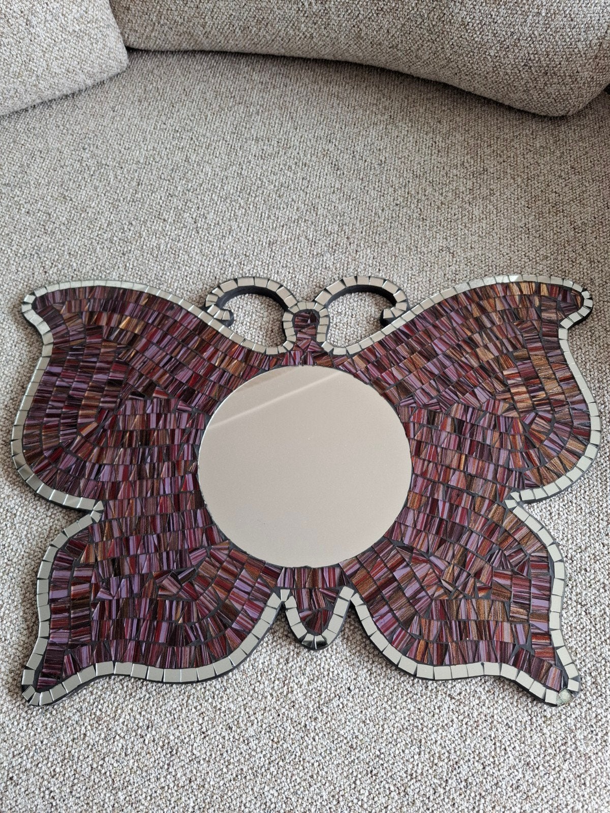 Decoratieve Vlinder Mozaïek Spiegel, Ophalen, Minder dan 50 cm, Nieuw, Minder dan 100 cm