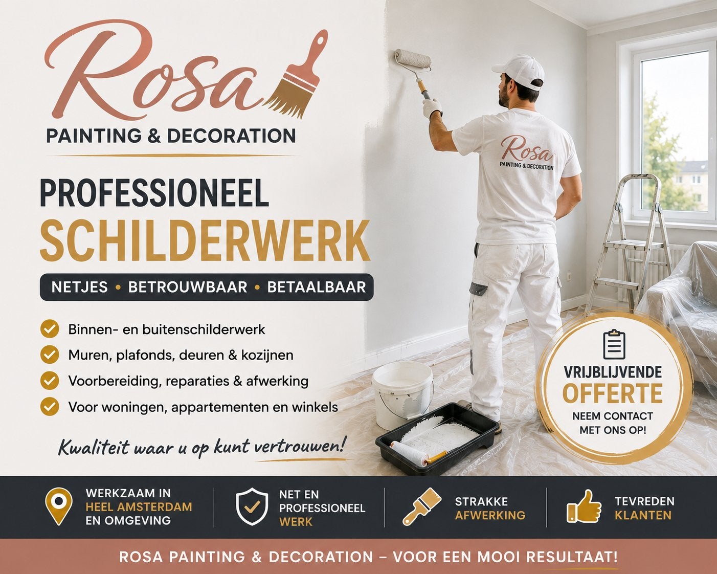 Schilder/Painter, Diensten en Vakmensen, Binnenschilderwerk