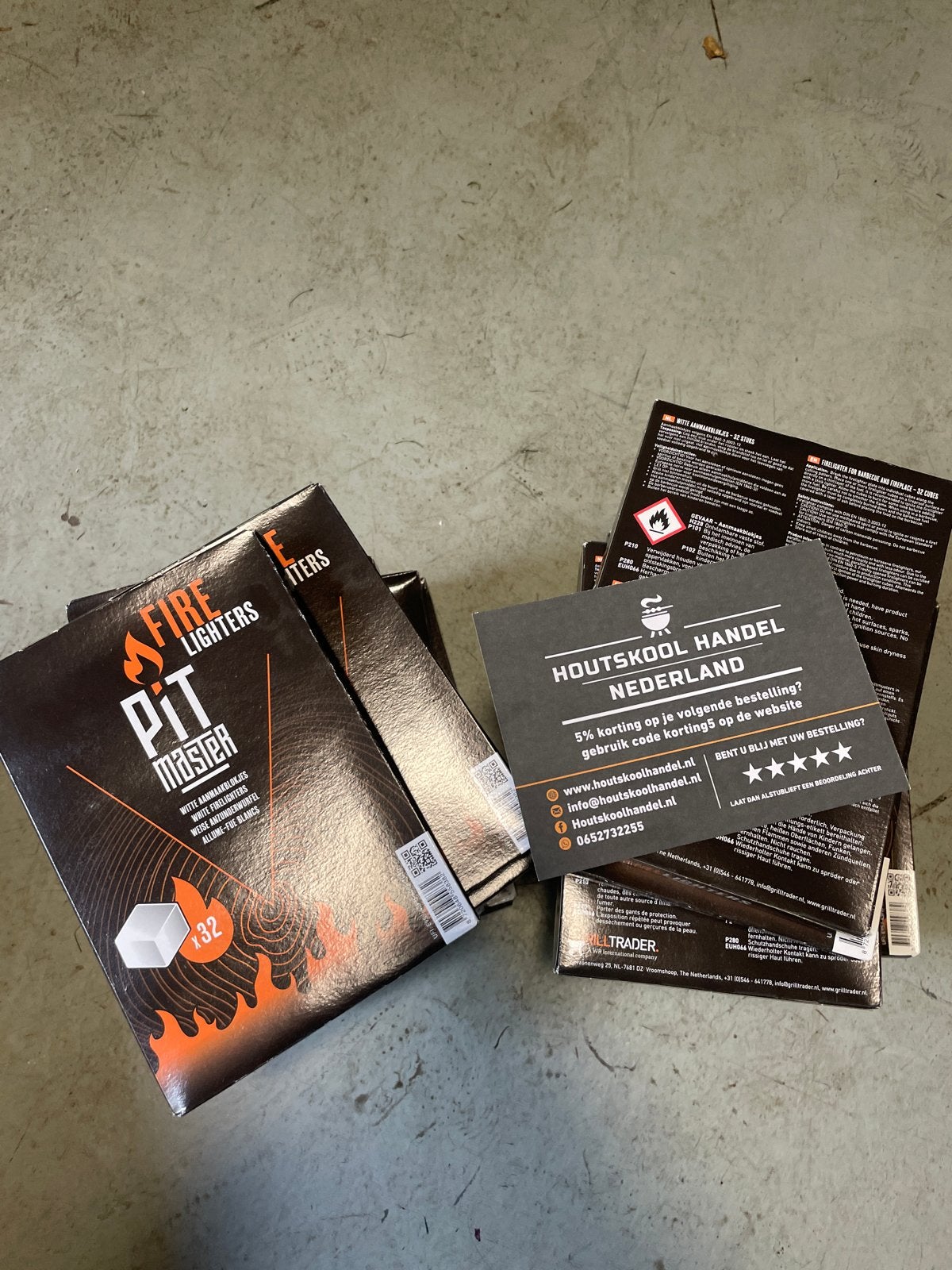 Pit Master Fire Lighters - Witte aanmaakblokjes 17 dozen, Tuin en Terras, Ophalen of Verzenden, Nieuw