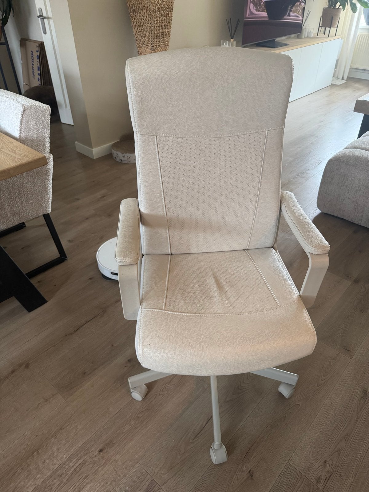 IKEA MILLBERGET Bureaustoel - Beige, Huis en Inrichting, Stoelen, Ophalen, Zo goed als nieuw