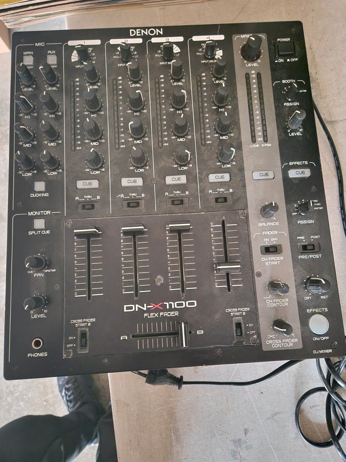 Denon DN-X1100 DJ Mixer / mengpaneel flex fader, Ophalen of Verzenden, Gebruikt