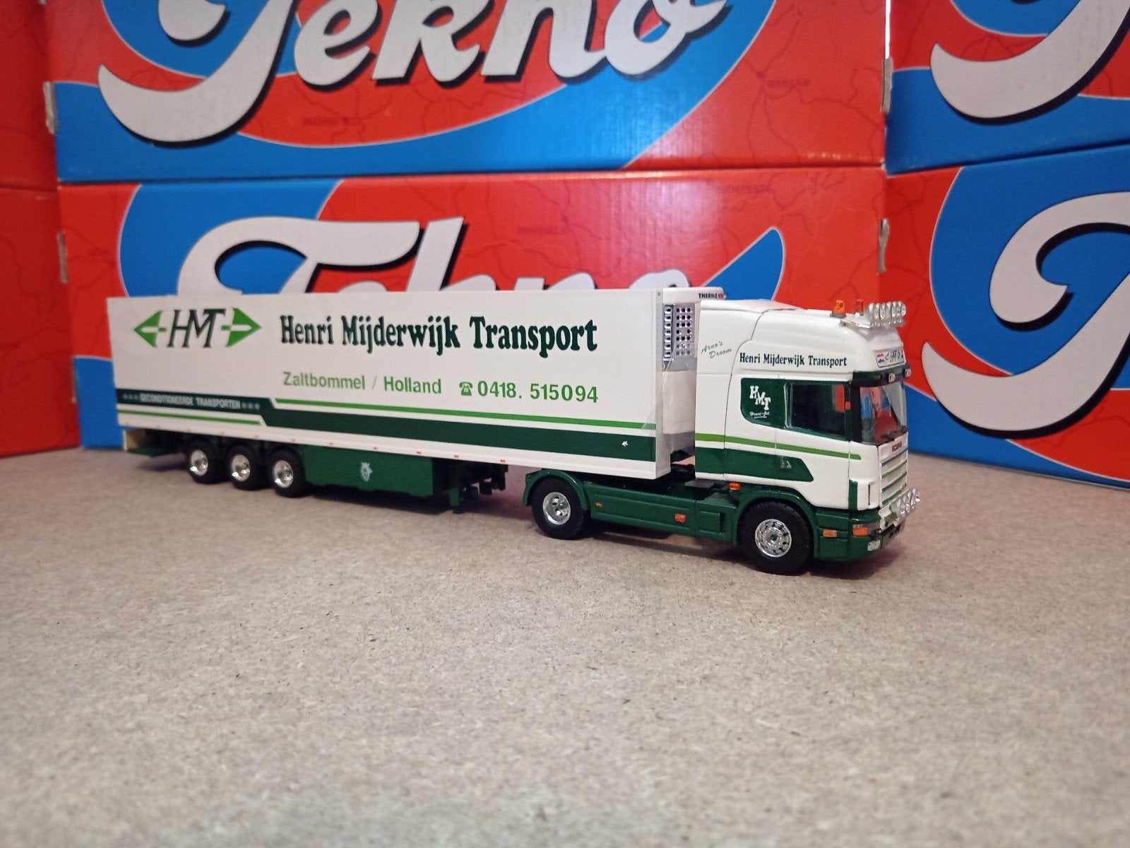 Scania 144 koeloplegger Henri Mijderwijk Tekno, T, Nieuw, T, Bus of Vrachtwagen