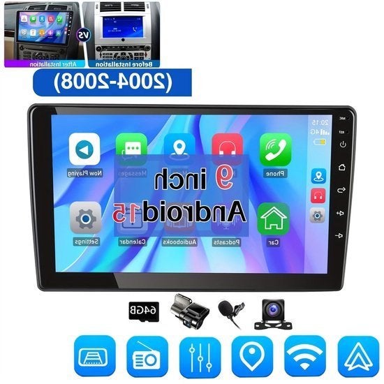 Android 9-Inch Autoradio – 2-DIN Multimedia Speler, Corvance B.V., Verzenden, Nieuw, Corvancebol@gmail.com