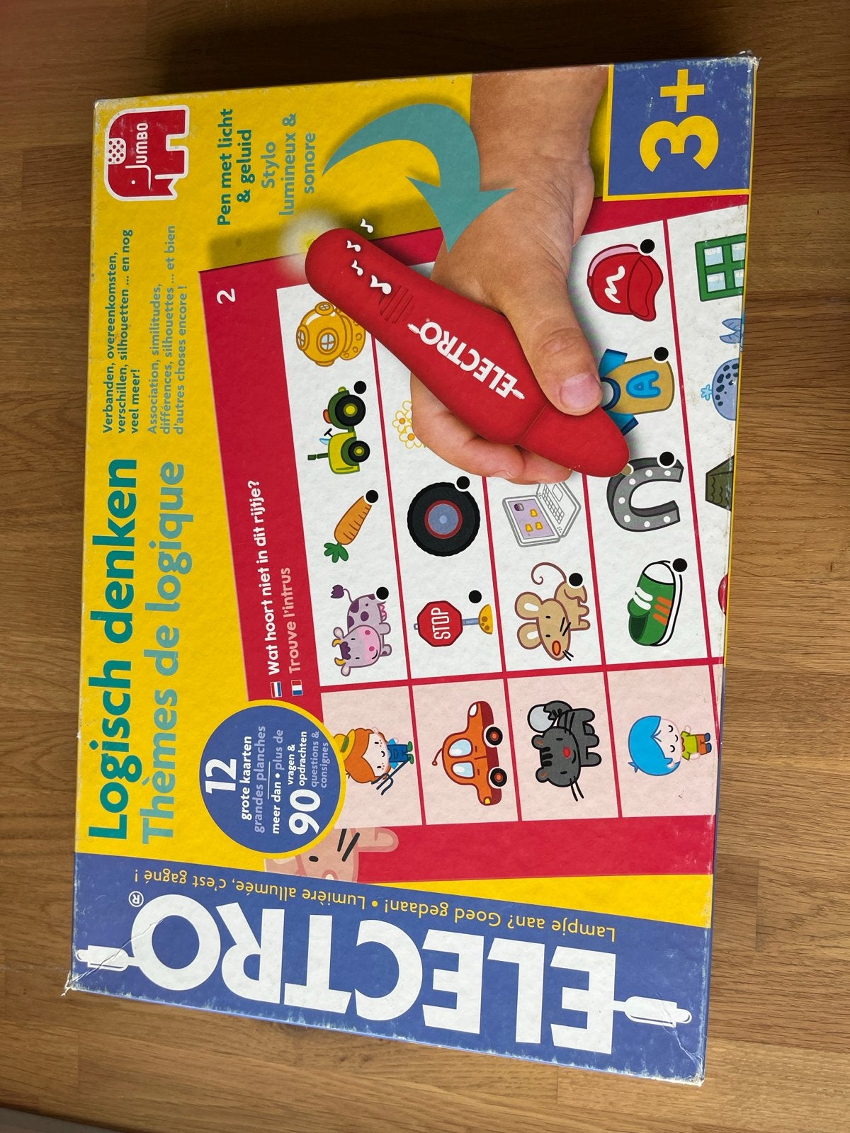 Jumbo Electro Logisch Denken: Educatief Spel met Pen, Ophalen, Gebruikt, Puzzelen, Met licht