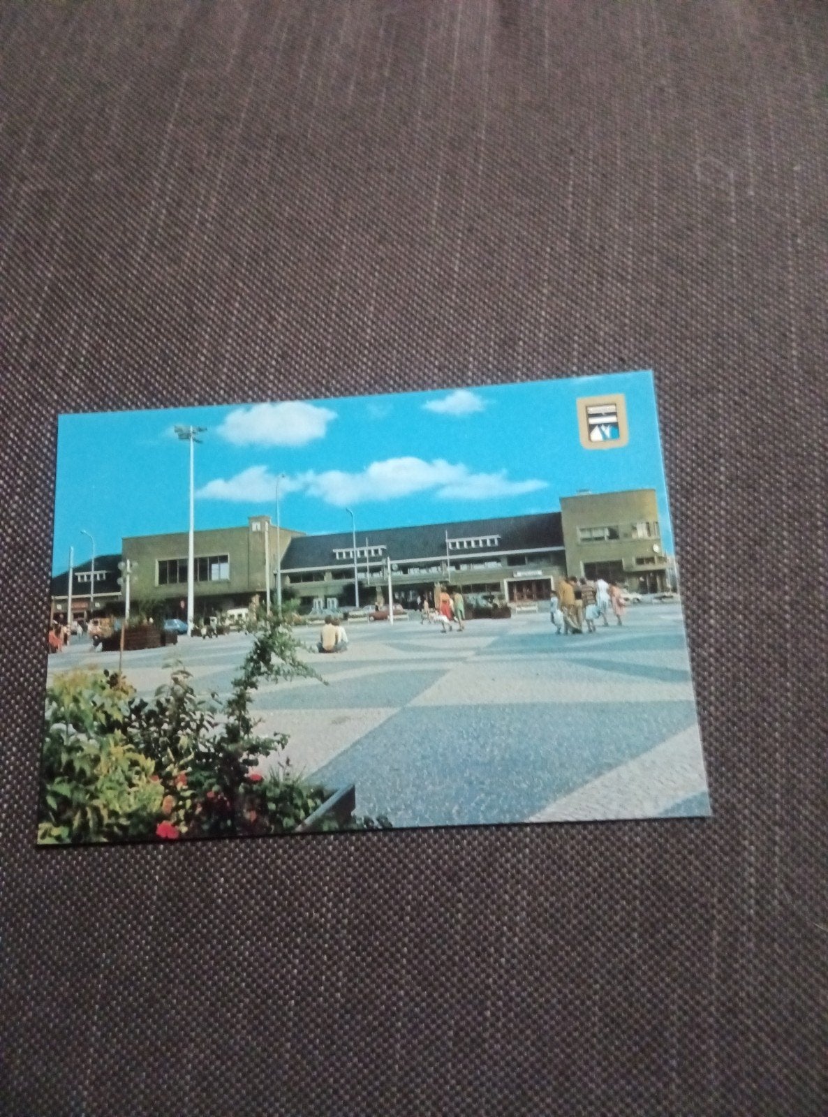 Vintage Ansichtkaart Blankenberge Station (Jaren '80), Ophalen of Verzenden