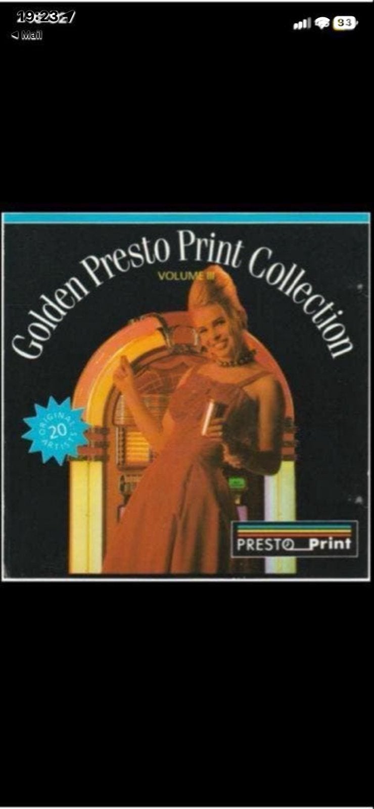 Golden Presto Print Collection Volume III CD, Ophalen of Verzenden, Gebruikt, Pop, Verzamelalbum