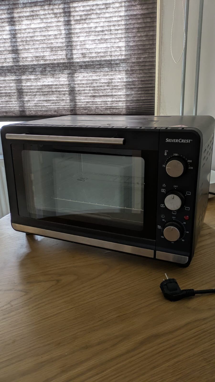 SilverCrest SGBR 1500 D4 Mini-oven - Zo goed als nieuw, Witgoed en Apparatuur, Ophalen, Silvercrest, Zo goed als nieuw, Vrijstaand
