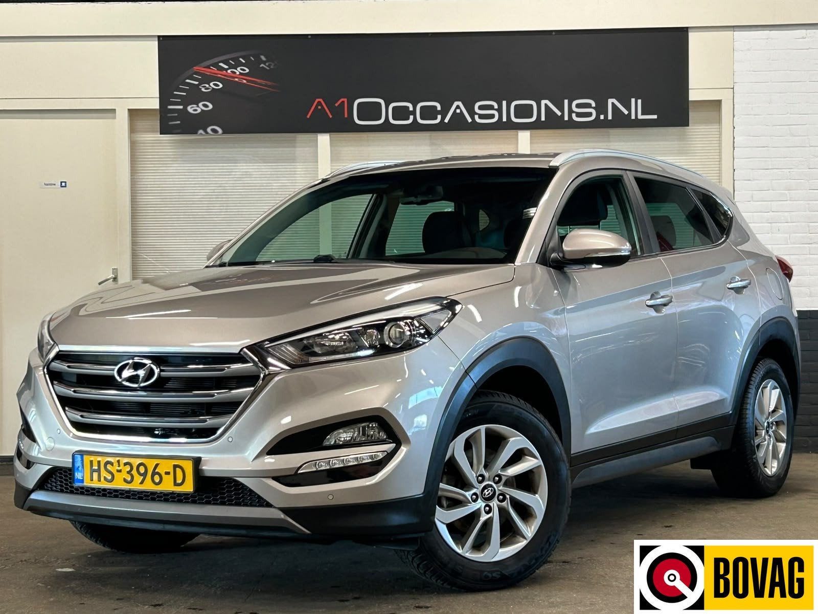 Hyundai Tucson 1.6 GDi Comfort (bj 2016), Voorwielaandrijving, Bluetooth, Stof, Gebruikt