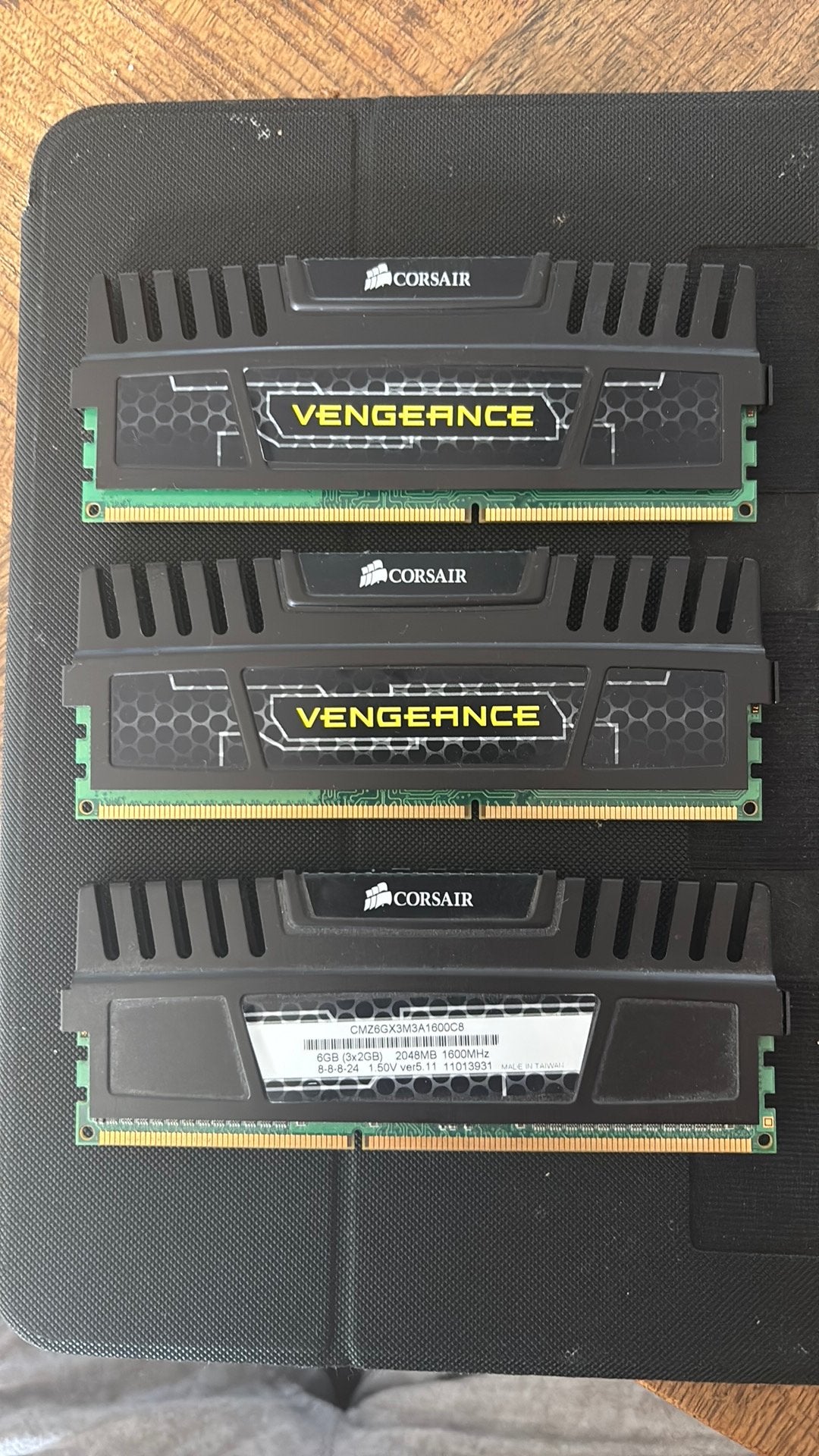 Corsair  Vengeance 3X 6gb DDR3, Computers en Software, DDR3, Ophalen of Verzenden, Zo goed als nieuw, Desktop